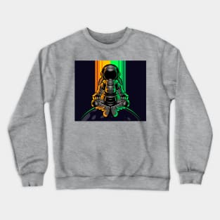 Meditation astronaut Crewneck Sweatshirt